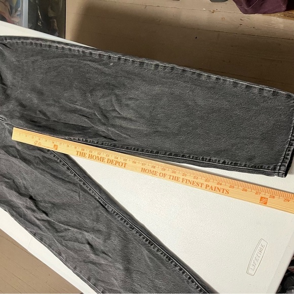 Levi’s High Loose Taper Fit Women’s Jeans Black Gray Wash Size 30 B1 - Picture 10 of 13